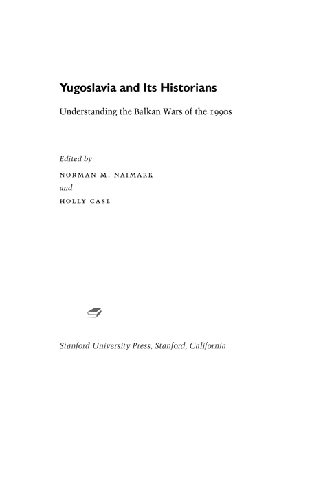 Cover image for book Yugoslavia and Its Historians
