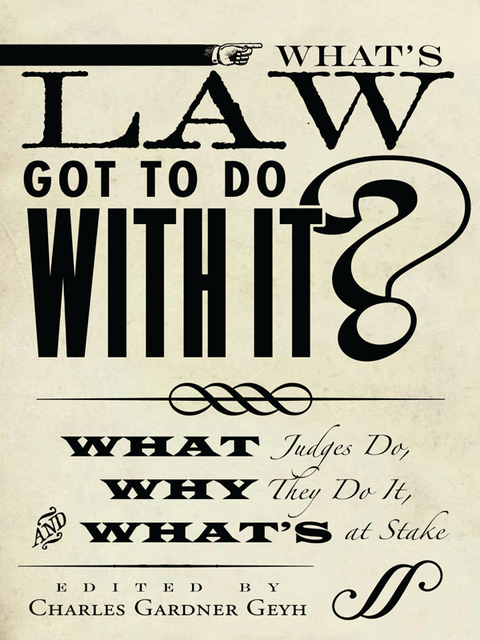 Cover image for book What's Law Got to Do With It?