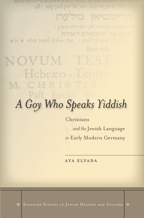 Cover image for book A Goy Who Speaks Yiddish