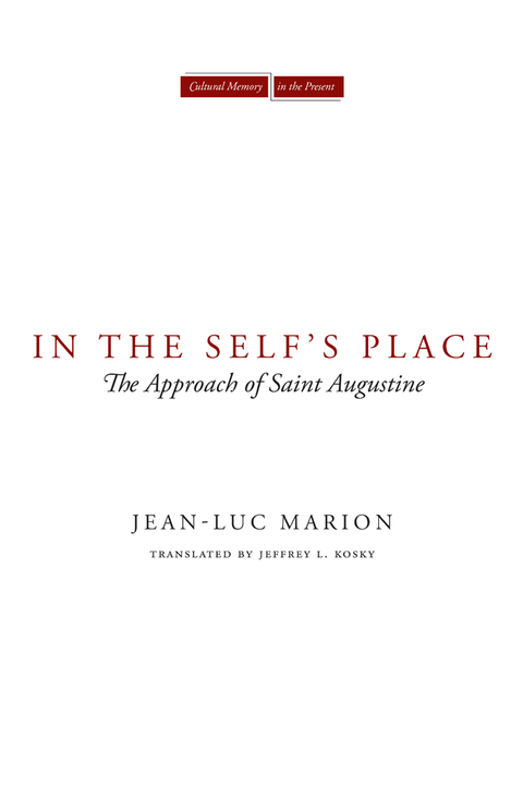 Cover image for book In the Self's Place