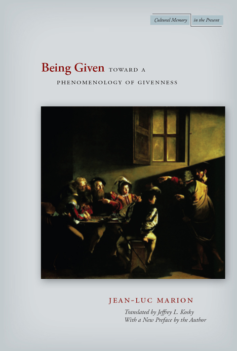 Cover image for book Being Given