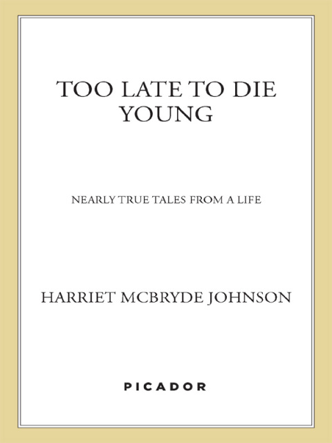 Cover image for book Too Late to Die Young