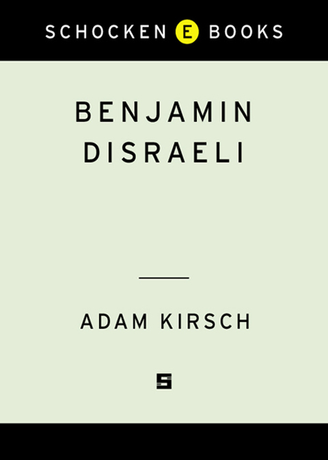 Cover image for book Benjamin Disraeli