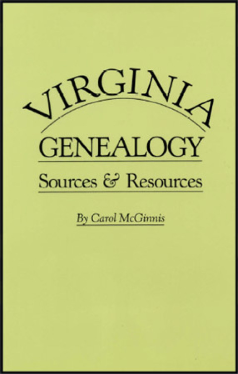 Cover image for book Virginia Genealogy: Sources & Resources