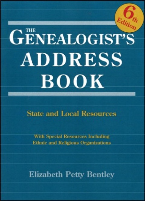 Cover image for book The Genealogist's Address Book, 6th Edition