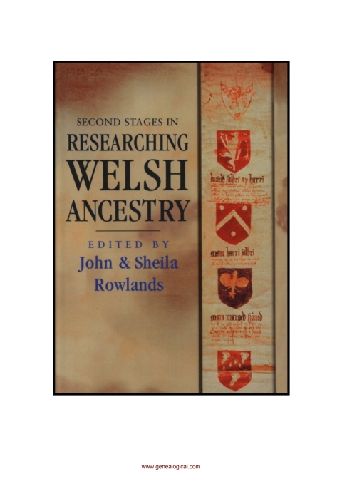 Cover image for book Second Stages in Researching Welsh Ancestry