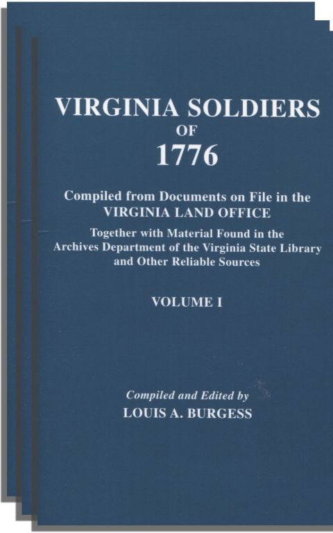 Cover image for book Virginia Soldiers of 1776