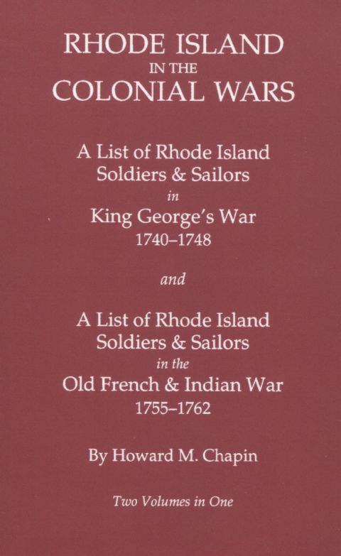 Cover image for book Rhode Island in the Colonial Wars