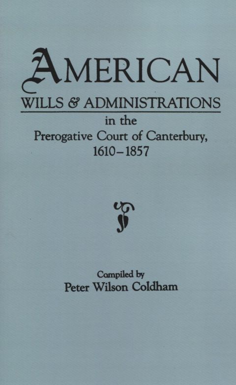 Cover image for book American Wills and Administrations