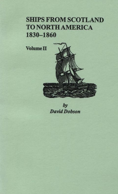 Cover image for book Ships from Scotland to America. Volume II