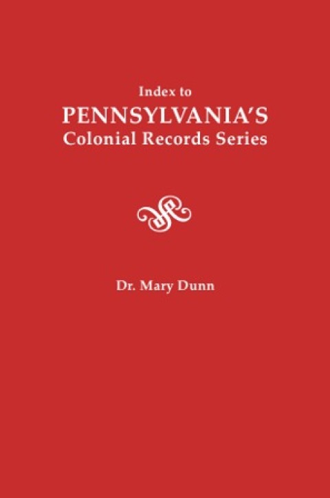 Cover image for book Index to Pennsylvania's Colonial Records Series