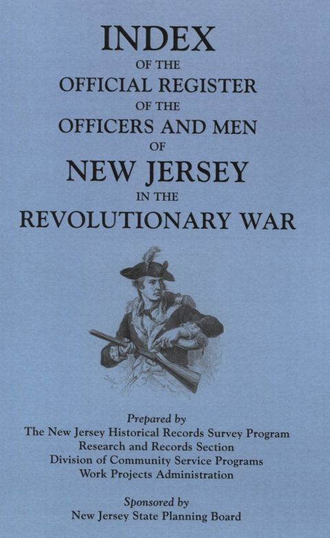 Cover image for book Index to Stryker's Register of New Jersey in the Revolution