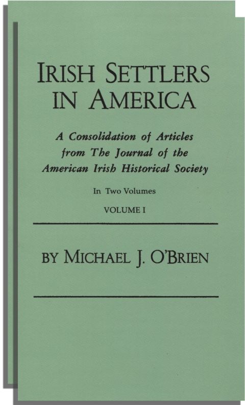 Cover image for book Irish Settlers in America