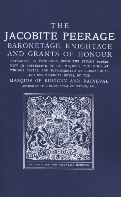 Cover image for book The Jacobite Peerage