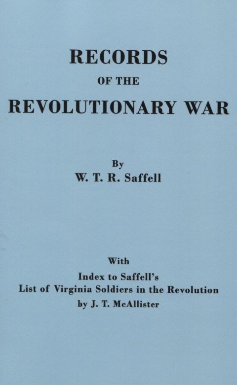 Cover image for book Records of the Revolutionary War