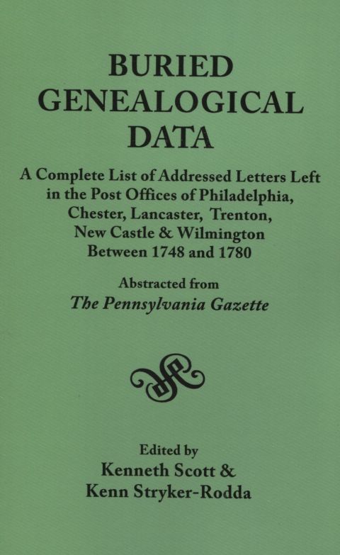 Cover image for book Buried Genealogical Data