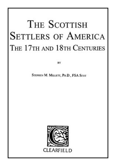 Cover image for book The Scottish Settlers of America