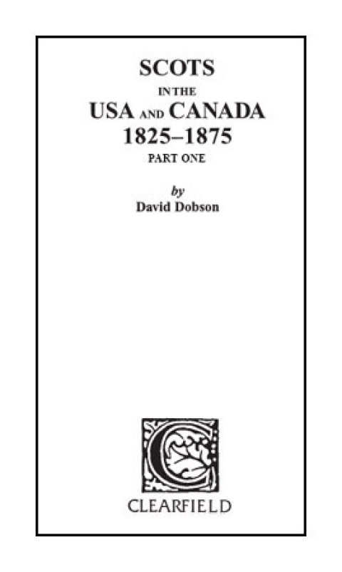 Cover image for book Scots in the USA and Canada, 1825-1875