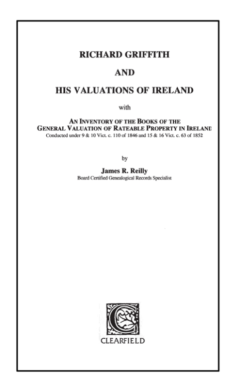 Cover image for book Richard Griffith and His Valuations of Ireland