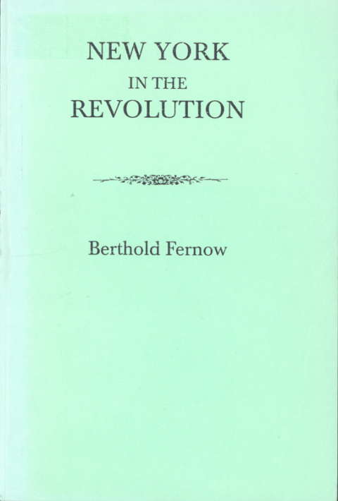 Cover image for book New York in the Revolution