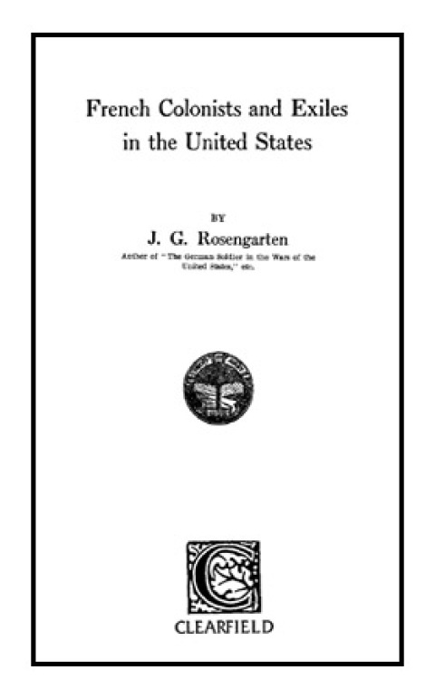 Cover image for book French Colonists and Exiles in the United States
