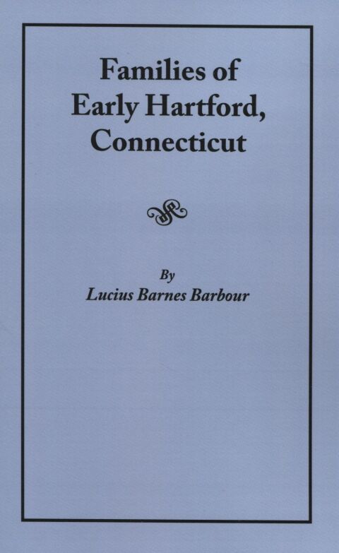 Cover image for book Families of Early Hartford, Connecticut