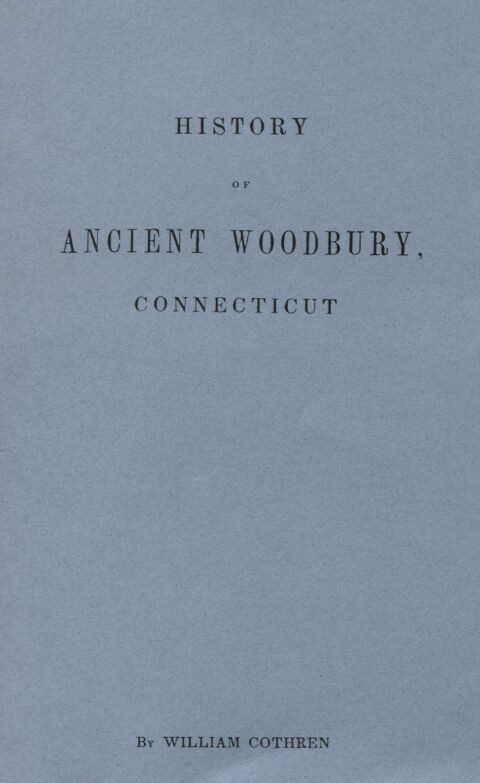 Cover image for book History of Ancient Woodbury, Connecticut