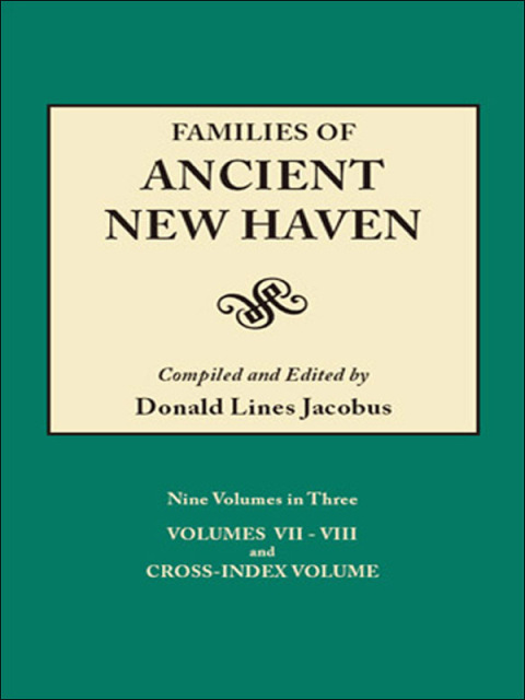 Cover image for book Families of Ancient New Haven