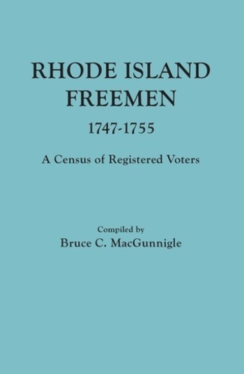 Cover image for book Rhode Island Freemen, 1747-1755