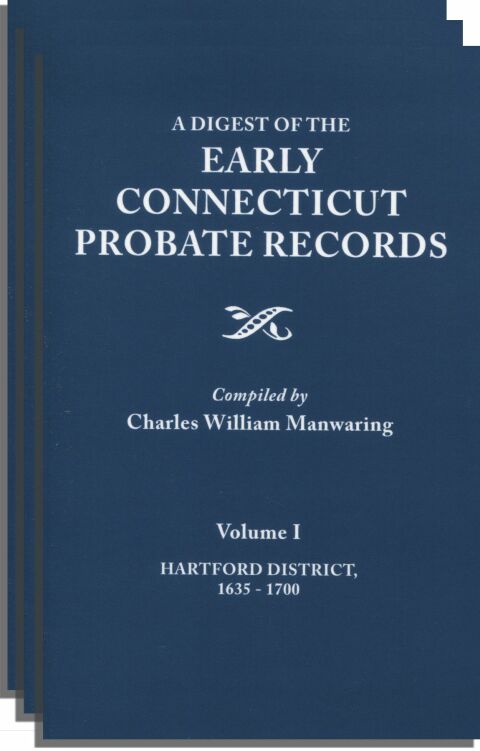 Cover image for book A Digest of the Early Connecticut Probate Records