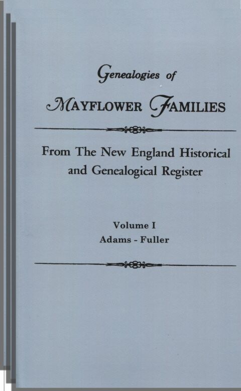 Cover image for book Genealogies of Mayflower Families