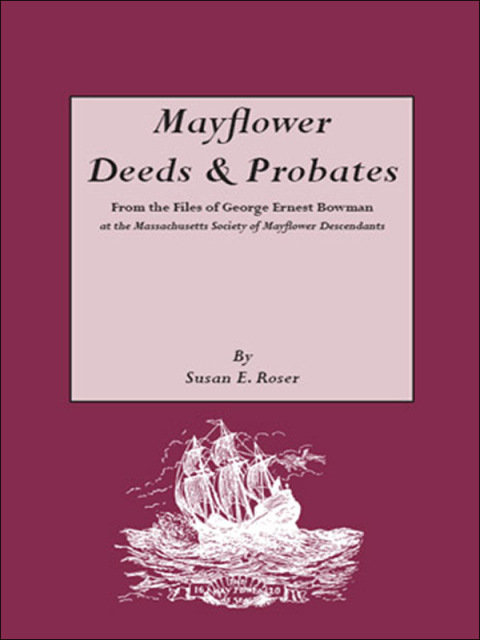 Cover image for book Mayflower Deeds & Probates