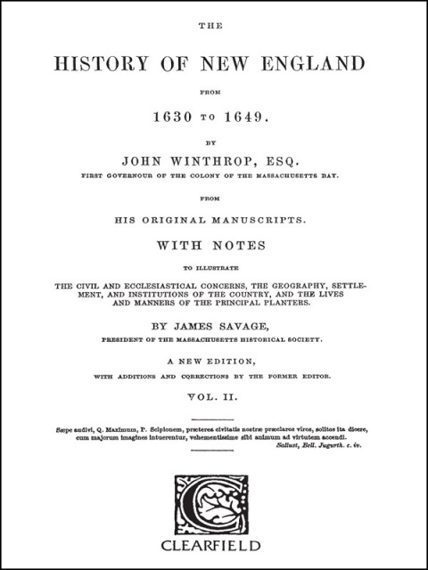 Cover image for book The History of New England