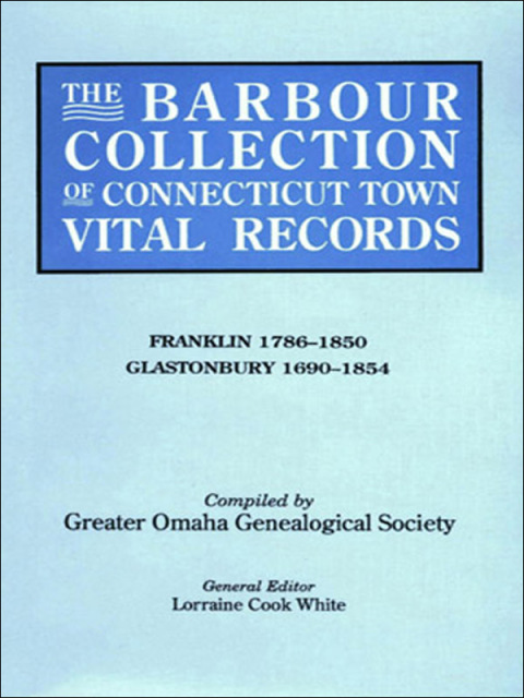 Cover image for book The Barbour Collection of Connecticut Town Vital Records [Vol. 13]