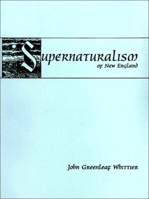 Cover image for book Supernaturalism of New England