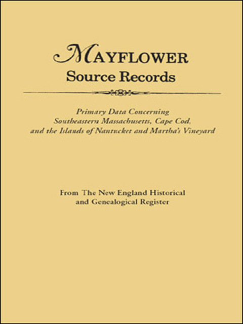 Cover image for book Mayflower Source Records