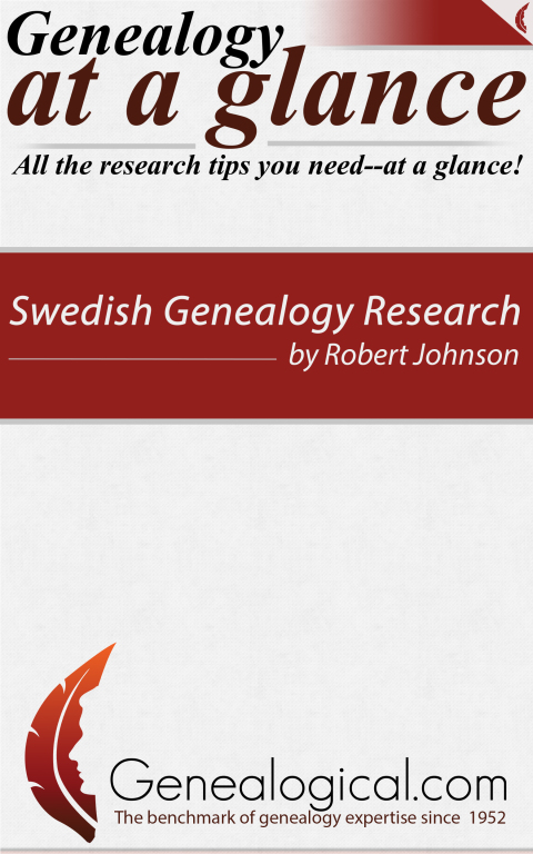 Cover image for book Genealogy at a Glance: Swedish Genealogy Research