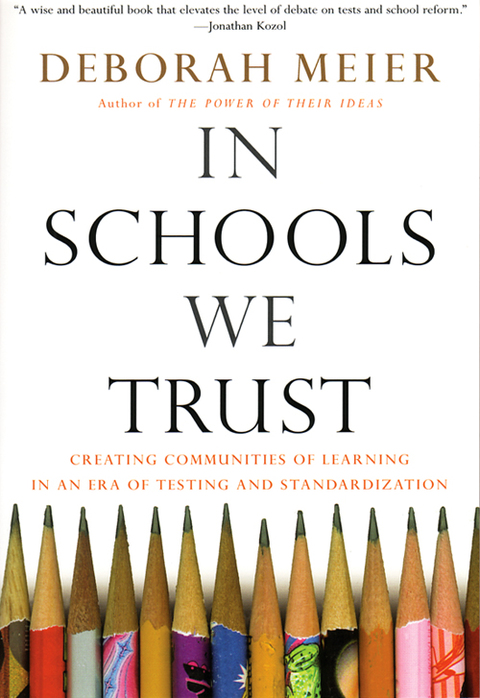 Cover image for book In Schools We Trust