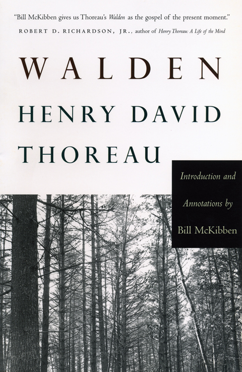 Cover image for book Walden: With an Introduction and Annotations by Bill McKibben