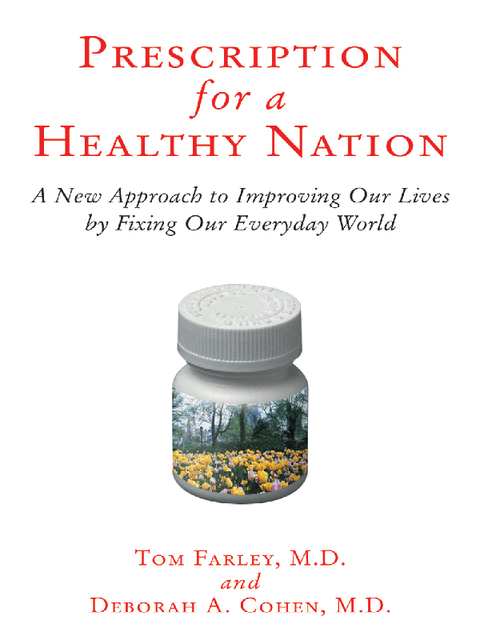Cover image for book Prescription for a Healthy Nation