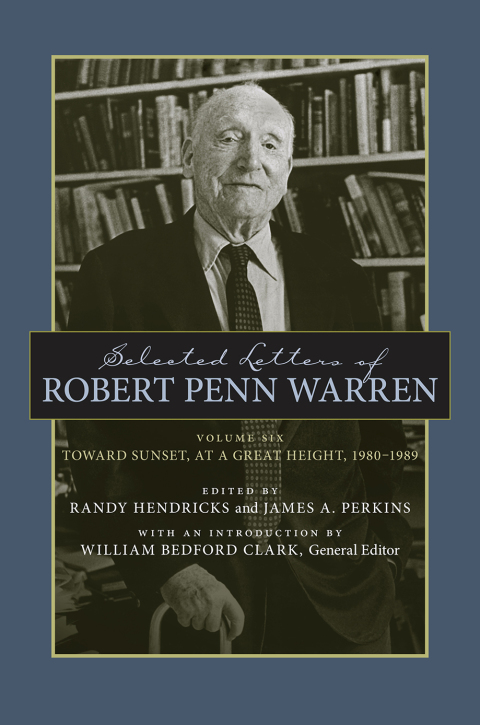 Cover image for book Selected Letters of Robert Penn Warren