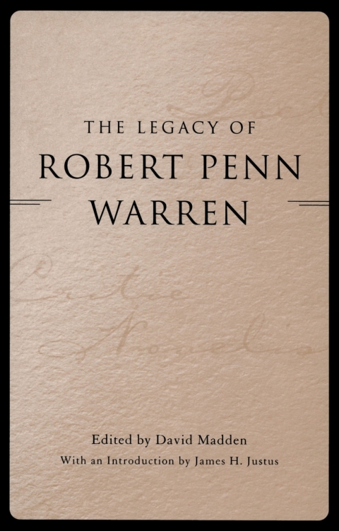 Cover image for book The Legacy of Robert Penn Warren