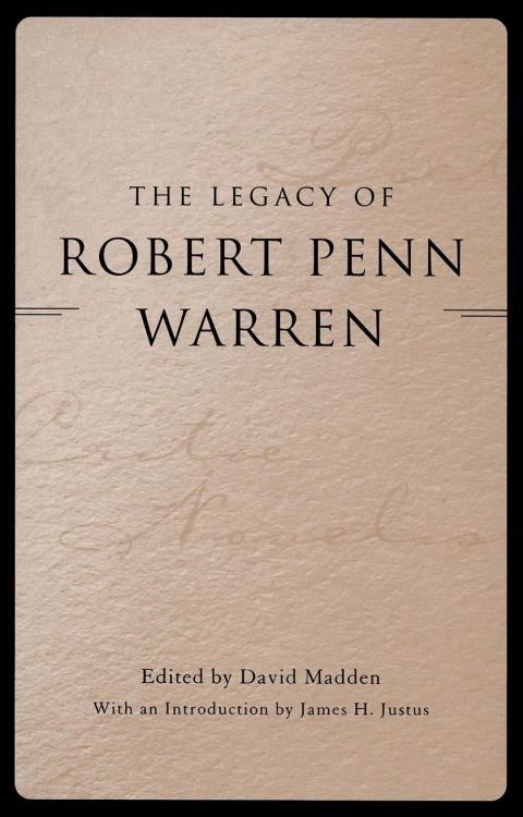 Cover image for book The Legacy of Robert Penn Warren