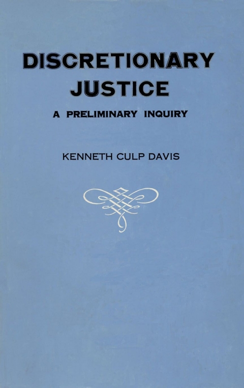 Cover image for book Discretionary Justice