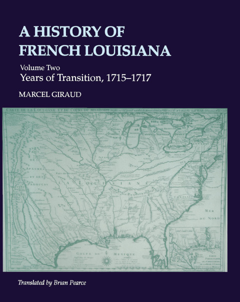 Cover image for book A History of French Louisiana