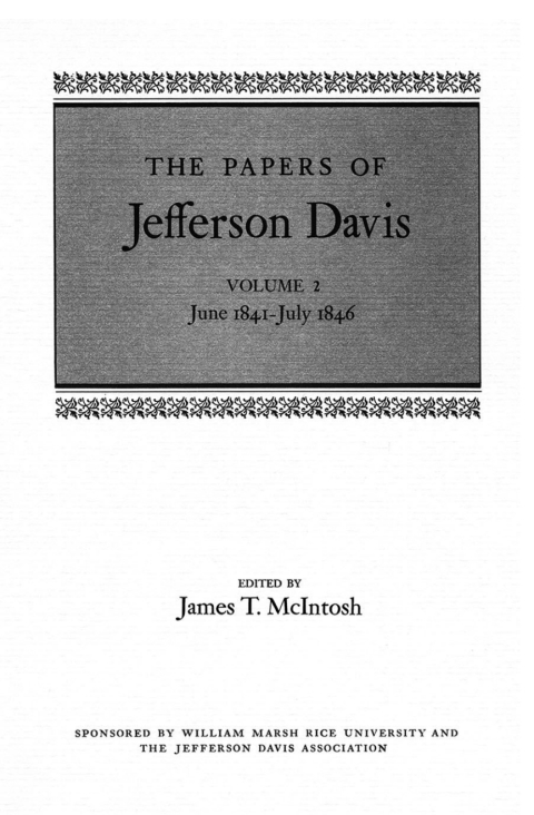 Cover image for book The Papers of Jefferson Davis