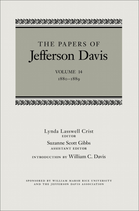 Cover image for book The Papers of Jefferson Davis