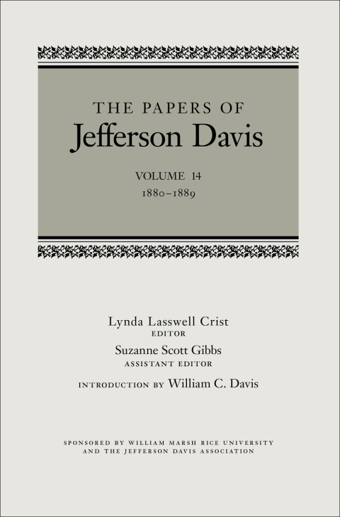 Cover image for book The Papers of Jefferson Davis