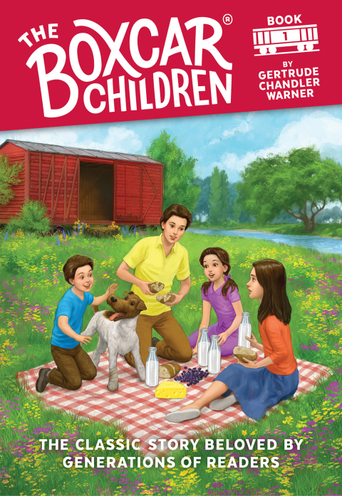 Cover image for book The Boxcar Children