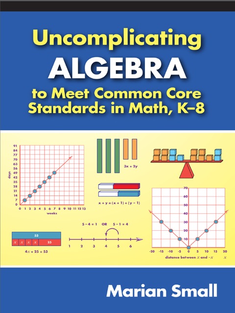 Cover image for book Uncomplicating Algebra to Meet Common Core Standards in Math, K-8